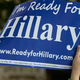 Volunteers with the national organization Ready for Hillary hold a rally across the street from the Beverly Wilshire hotel in Beverly Hills, Calif., where Hillary Rodham Clinton was to be honored with a public service award May 8, 2013.
Kevork Djansezian/Getty Images